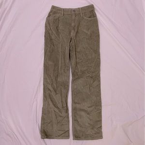 Hollister Ribbed Wide Leg Pants w/ Pockets